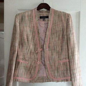 Kasper Blazer, 10, pink, tweed, great condition